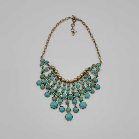 Lucky Brand Gold and Turquoise Necklace - Picture 5 of 13